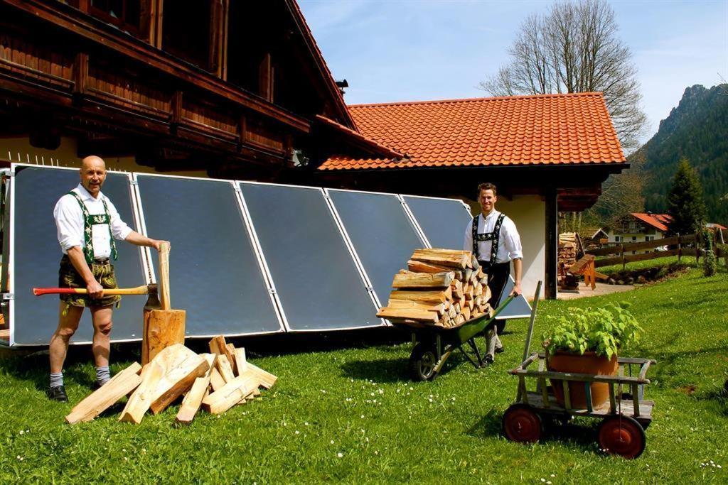 Landhaus Alpenstern Unterjoch Bagian luar foto